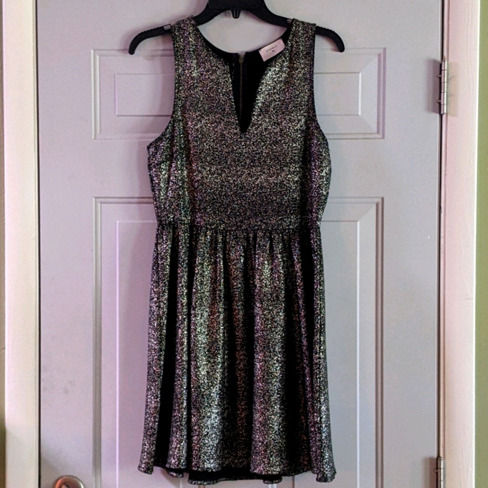 ✨ Everly Metallic Mini Dress ✨